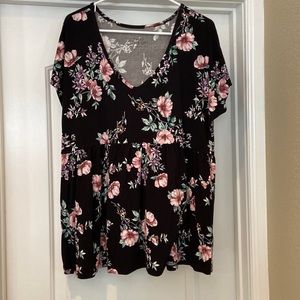 Torrid Super Soft Size 1 Babydoll Tee